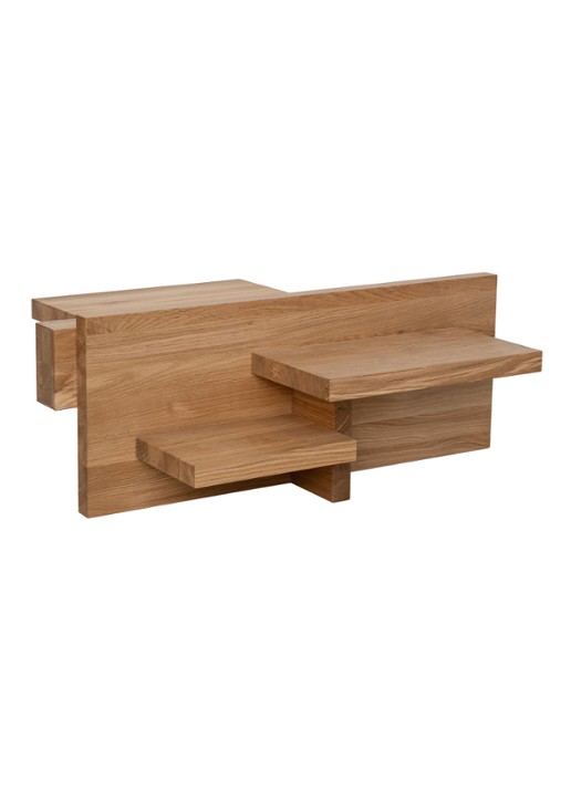 Urban Nature Culture Sienna salontafel 80 x 55 cm - voorkant 5 bruin