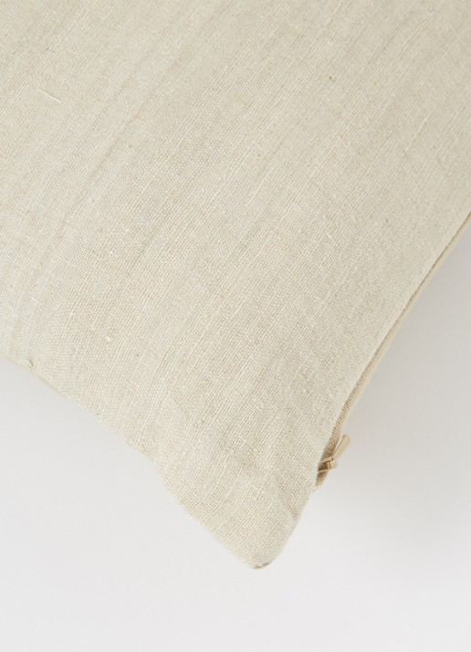 Urban Nature Culture Silk sierkussen 50 x 30 cm - detail 3 lindegroen