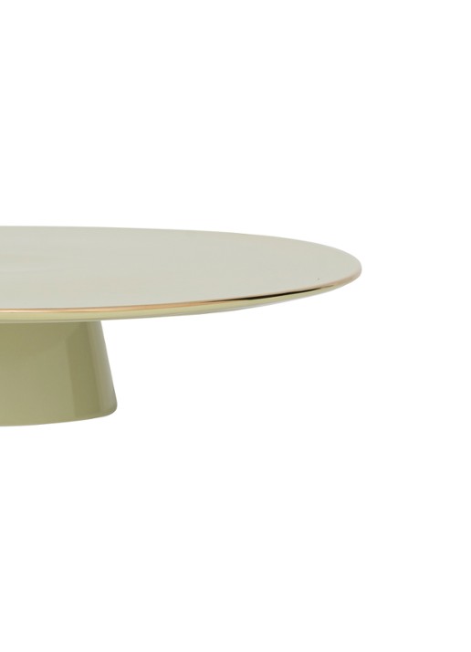Urban Nature Culture Taartplateau 29 cm - achterkant 2 lichtgroen