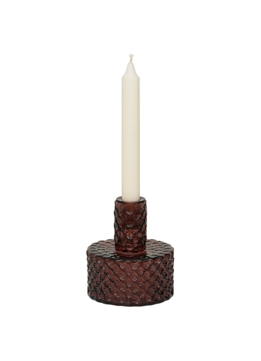Urban Nature Culture Urban Nature Culture candle holder Belo fudge - achterkant aubergine