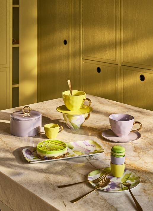 Urban Nature Culture Urban Nature Culture Good Morning Cup Cappuccino/Tea limelight - voorkant 2 lichtgeel