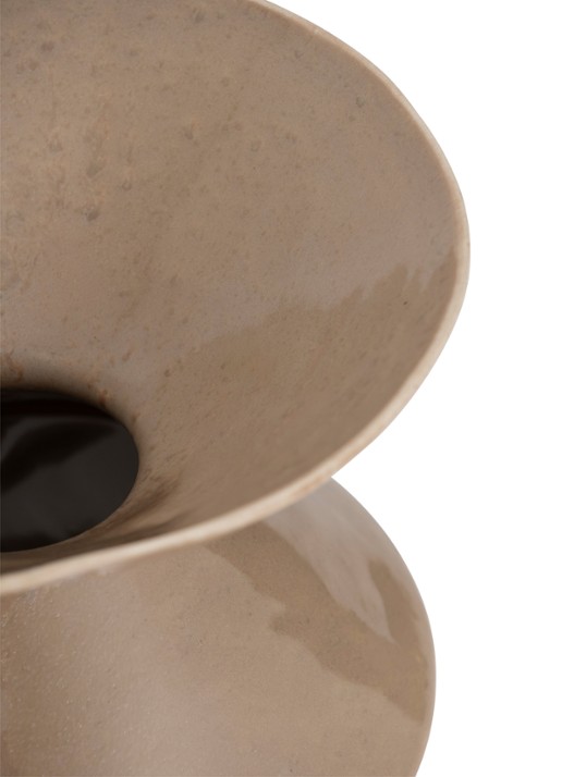 Urban Nature Culture Zale vaas 28 cm - achterkant 3 taupe