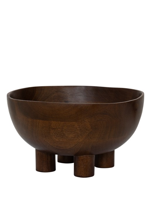 Urban Nature Culture Zeno serveerschaal 27 cm - achterkant 3 bruin