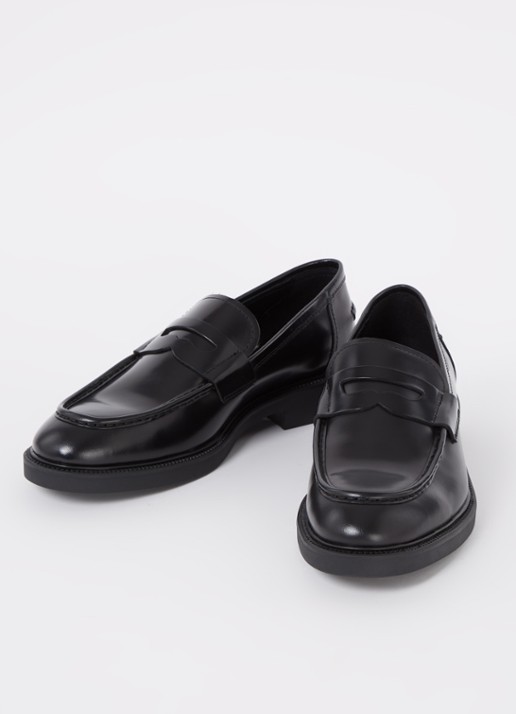 Vagabond Shoemakers Alex loafer van leer - detail 4 zwart