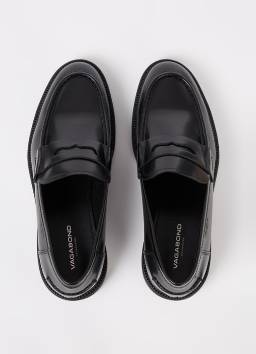 Vagabond Shoemakers Alex loafer van leer - detail 5 zwart