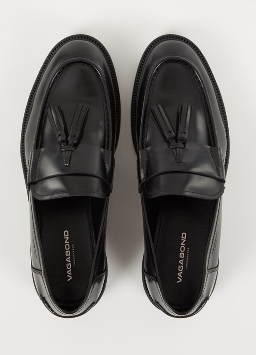 Vagabond Shoemakers Alex M loafer van leer - detail 2 zwart