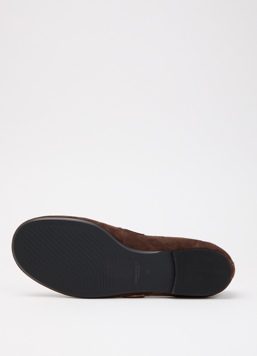 Vagabond Shoemakers Aleya ballerina van geitensuède - detail 3 bruin