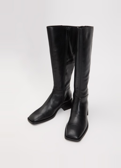 Vagabond Shoemakers Blanca laars van leer - detail zwart