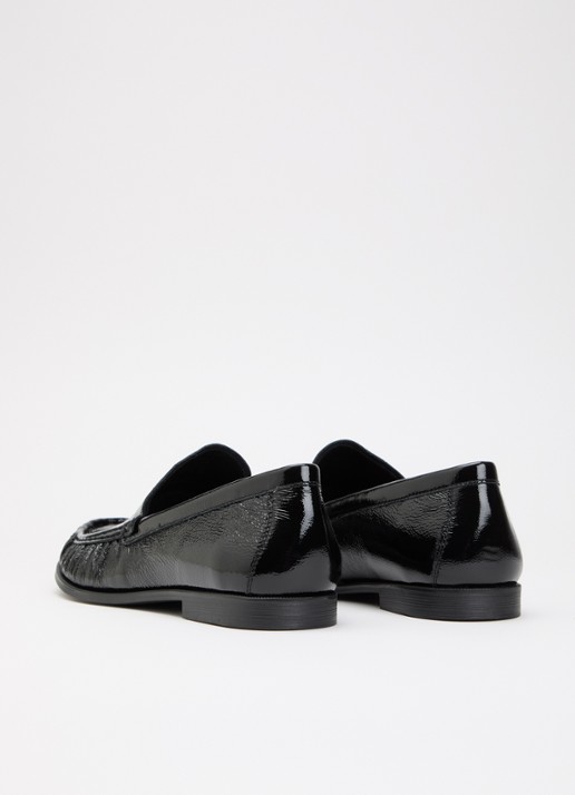 Vagabond Shoemakers Brandi loafer van leer met lakfinish - achterkant 5 zwart