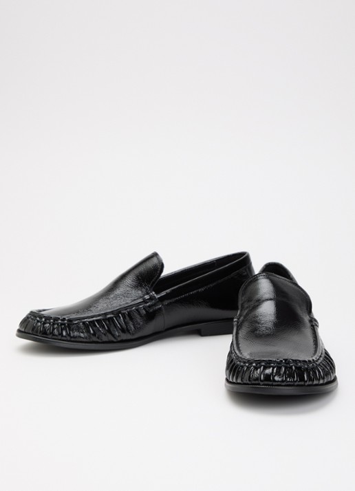 Vagabond Shoemakers Brandi loafer van leer met lakfinish - detail 2 zwart