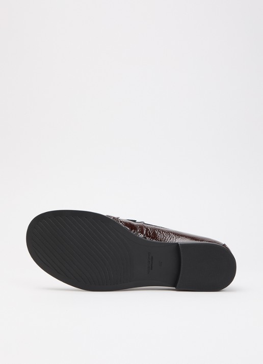 Vagabond Shoemakers Brandi loafers van leer met lakfinish - detail 4 bruin