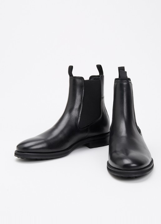 Vagabond Shoemakers Brian chelsea boot van leer - detail 3 zwart