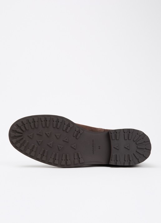 Vagabond Shoemakers Brian chelsea boot van suède - detail 5 donkerbruin