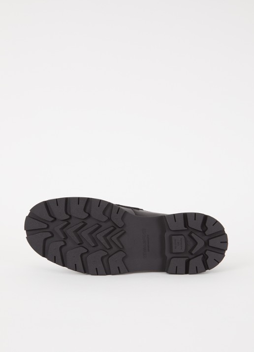 Vagabond Shoemakers Cameron loafer van leer met franjes - detail 6 zwart