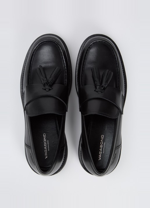 Vagabond Shoemakers Cameron loafer van leer - detail 3 zwart
