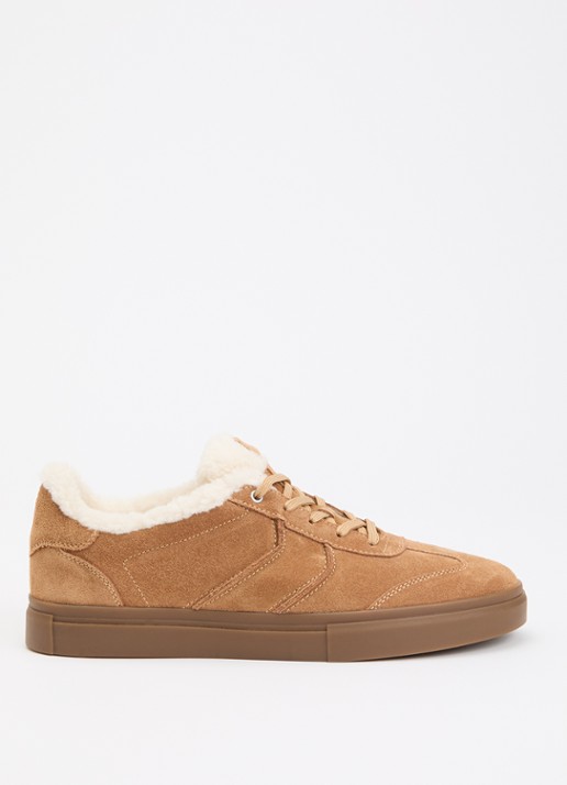 Vagabond Shoemakers Cody sneaker van suède - voorkant 5 camel