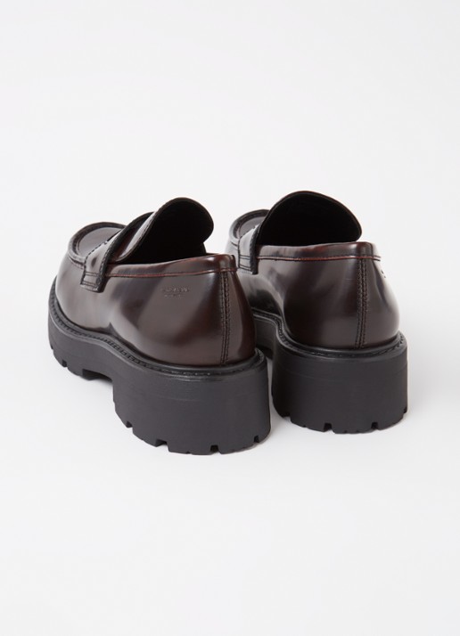Vagabond Shoemakers Cosmo 2.0 loafer van leer - detail 2 bordeauxrood