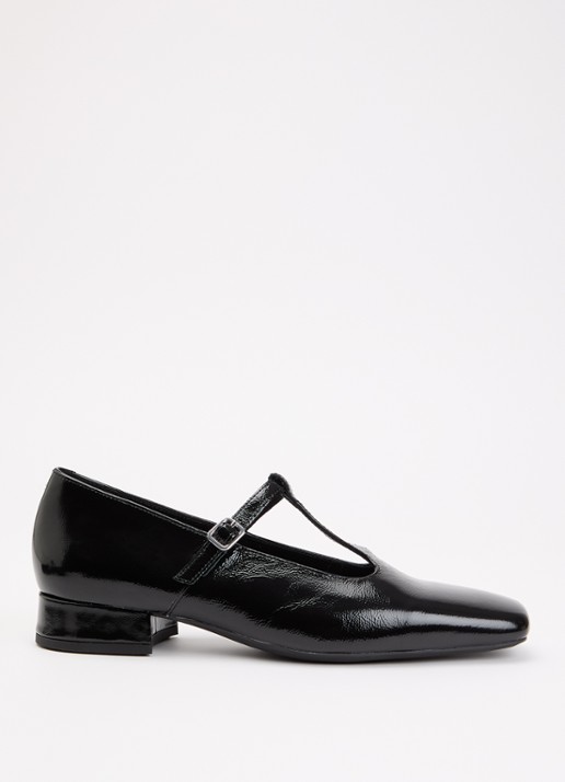 Vagabond Shoemakers Debbi Mary Jane pump van leer met lakfinish