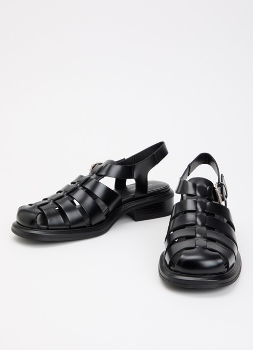 Vagabond Shoemakers Ellis sandalette van leer  - detail 3 zwart