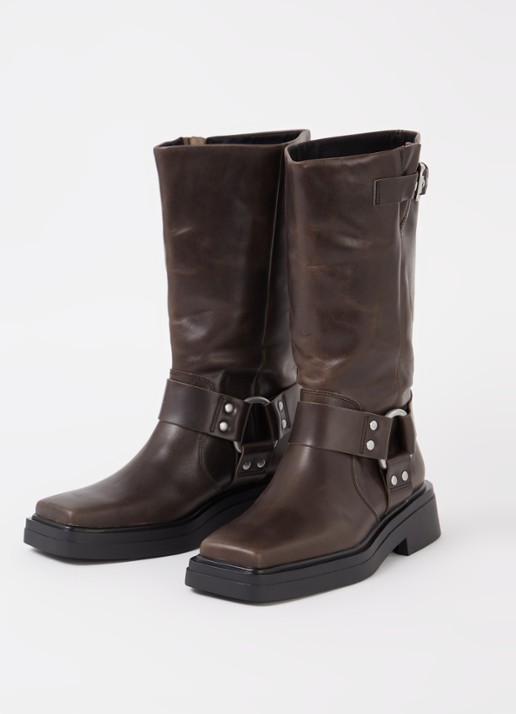 Vagabond Shoemakers Eyra biker boot van leer - detail 3 bruin