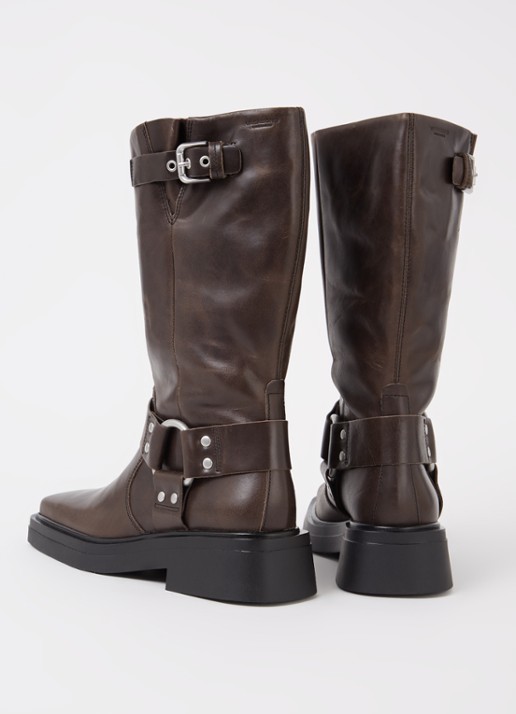 Vagabond Shoemakers Eyra biker boot van leer - detail 4 bruin