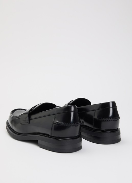 Vagabond Shoemakers Floyd loafer van leer - achterkant zwart
