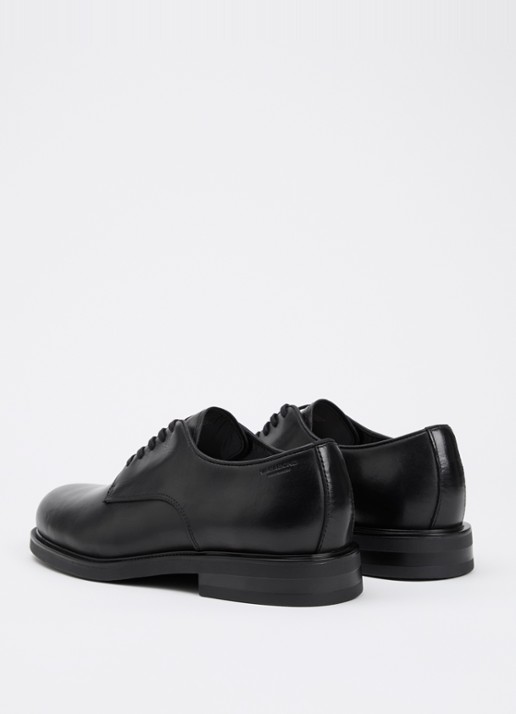 Vagabond Shoemakers Floyd veterschoen van leer - achterkant zwart