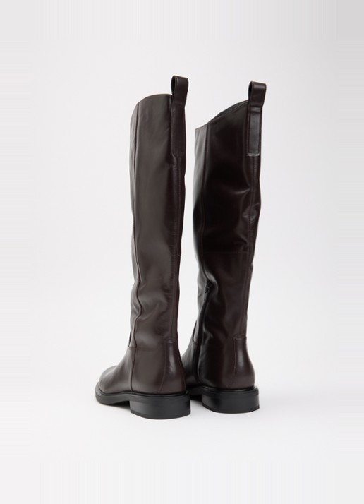 Vagabond Shoemakers Freya laars van leer - achterkant 4 donkerbruin