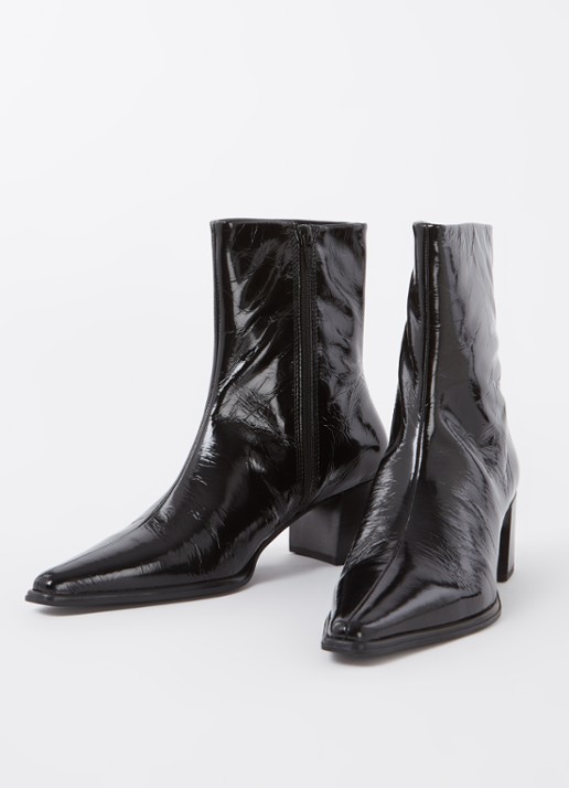 Vagabond Shoemakers Giselle enkellaarsje van leer - detail zwart