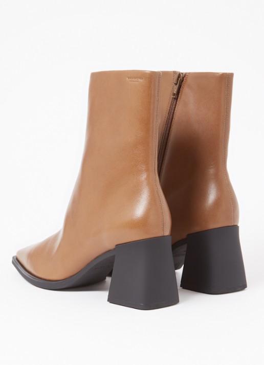 Vagabond Shoemakers Hedda enkellaarsje van leer - achterkant 5 camel