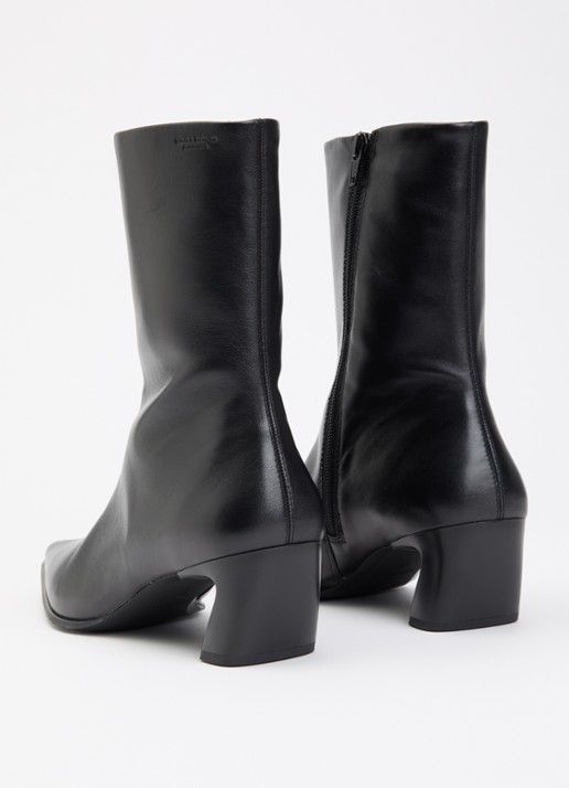 Vagabond Shoemakers Ilona enkellaarsje van leer - achterkant zwart