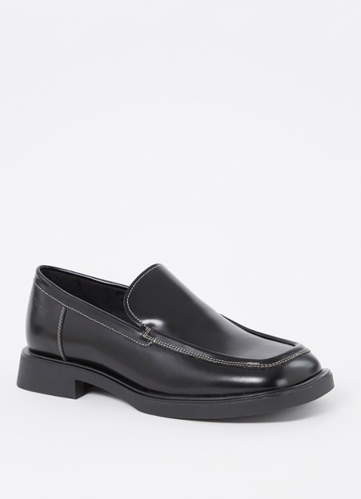 Vagabond Shoemakers Jaclyn loafer van lakleer - voorkant 5 zwart