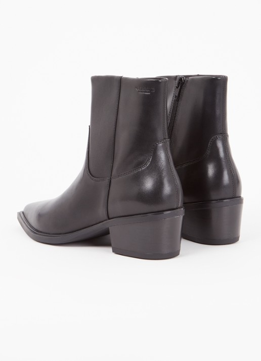 Vagabond Shoemakers Kelsey enkellaarsje van leer - achterkant 3 zwart