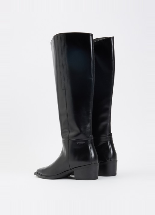 Vagabond Shoemakers Kelsey laars van leer - achterkant zwart