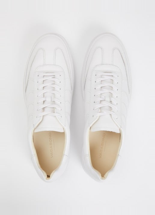 Vagabond Shoemakers Leo sneaker van leer - detail 4 wit