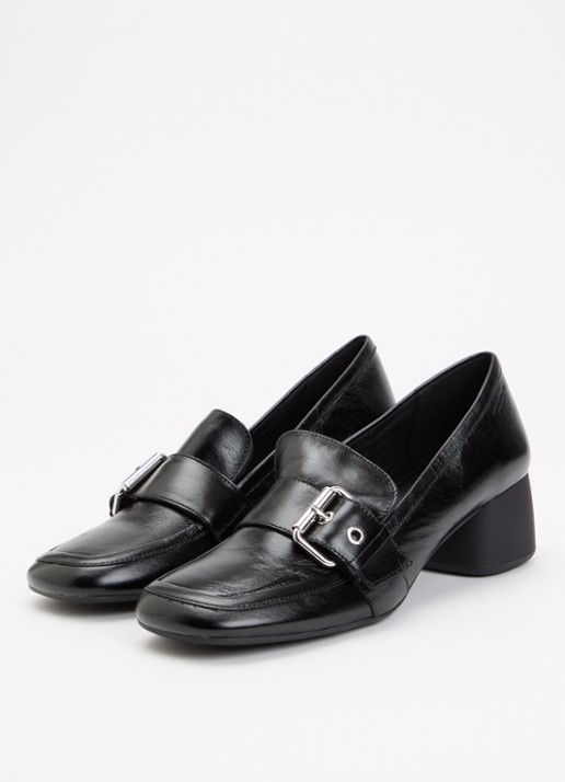 Vagabond Shoemakers Livia pump van leer met gespdetail - detail 4 zwart