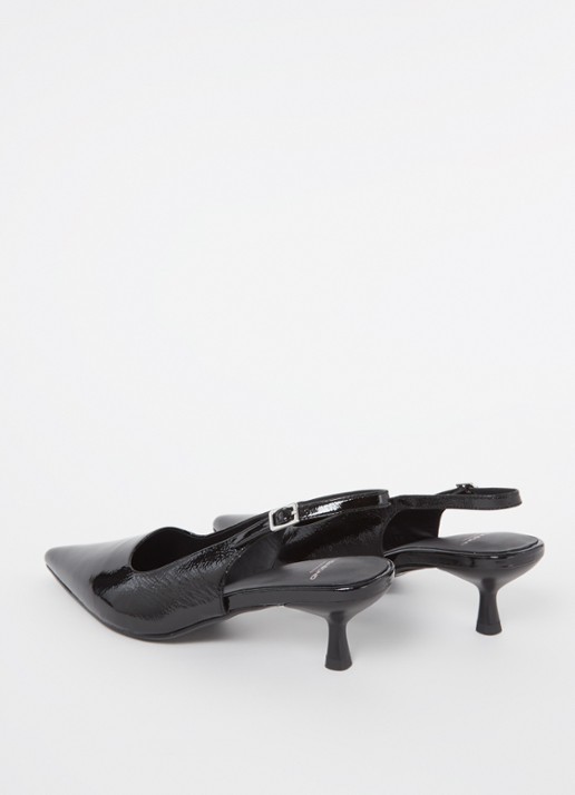 Vagabond Shoemakers Lykke slingback van lakleer - achterkant 4 zwart
