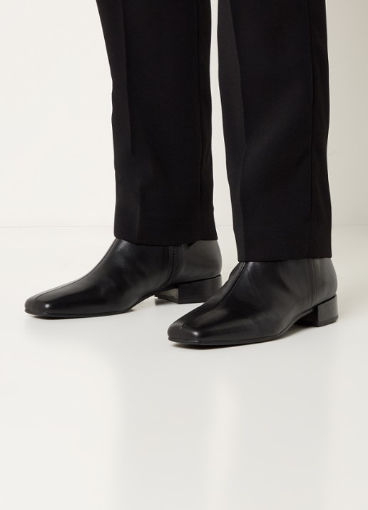 Vagabond Shoemakers Mona enkellaarsje van leer - voorkant 5 zwart