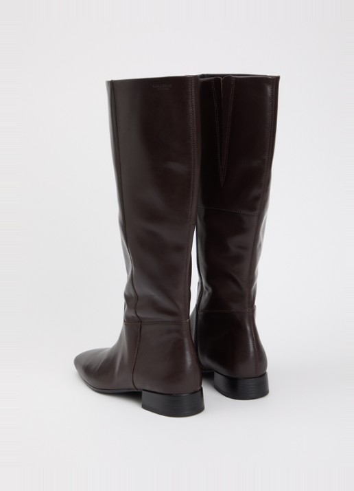 Vagabond Shoemakers Mona laars van leer - achterkant chocoladebruin