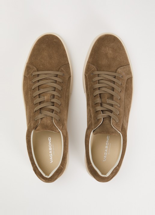 Vagabond Shoemakers Paul 2.0 sneaker van suède - detail 2 zand