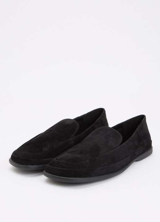 Vagabond Shoemakers Sammie loafer van geitensuède - detail 4 zwart