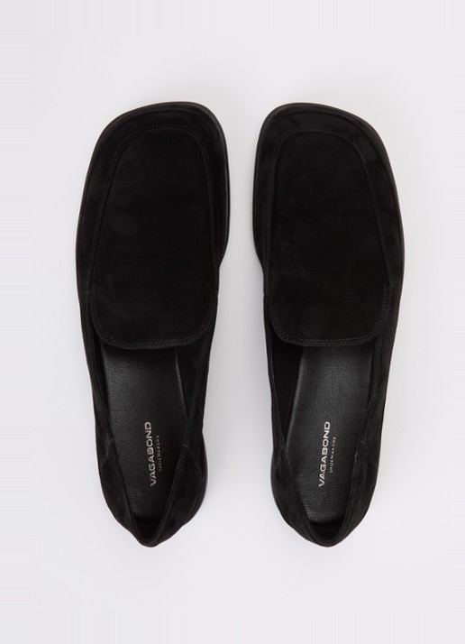 Vagabond Shoemakers Sammie loafer van geitensuède - detail 5 zwart