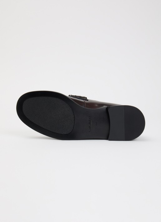Vagabond Shoemakers Steven loafer van leer met lakfinish - detail 3 bordeauxrood
