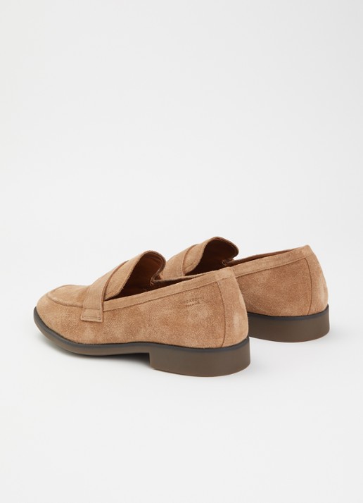 Vagabond Shoemakers Troy loafer van suède - achterkant 6 zand