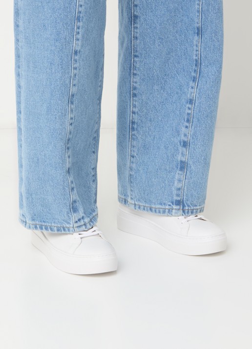 Vagabond Shoemakers Zoe sneaker van leer  - voorkant 6 wit