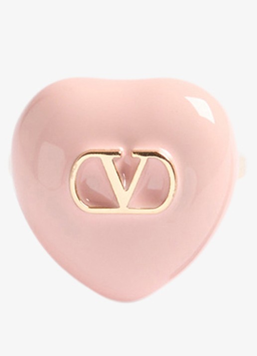 Valentino Garavani Coeur Royal ring met logo