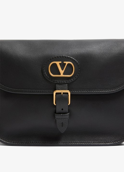 Valentino Garavani Crossbodytas van kalfsleer - detail 6 zwart