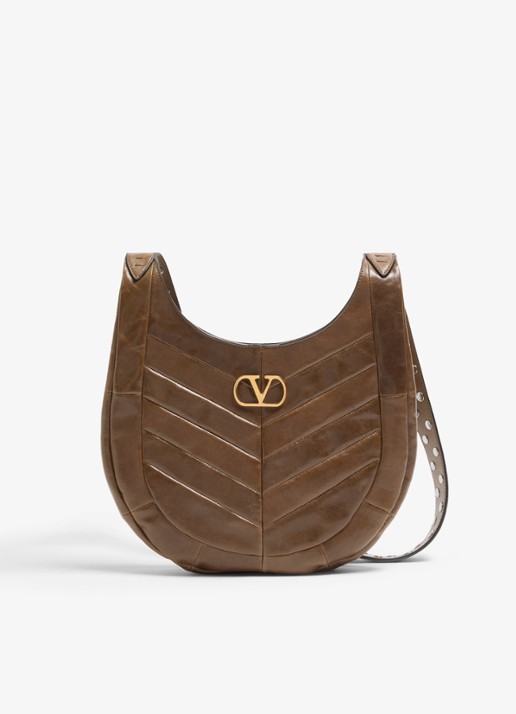 Valentino Garavani Hoboho Small schoudertas van lamsleer