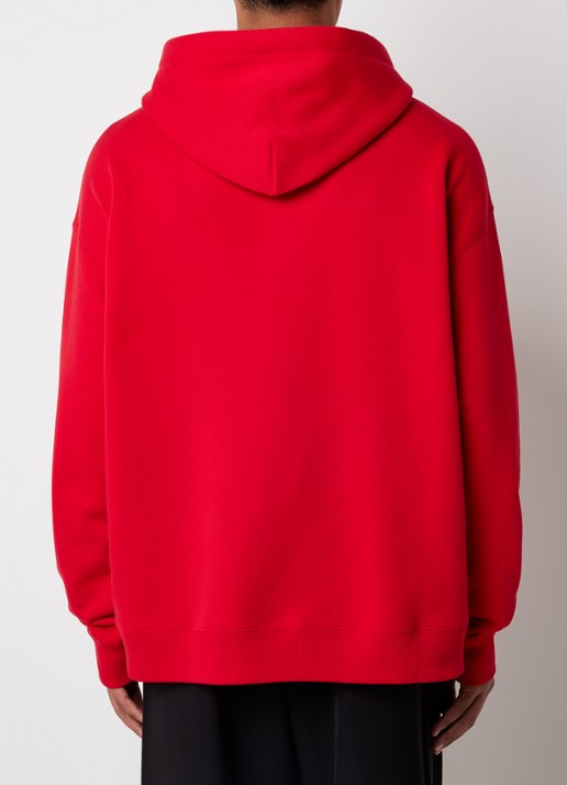 Valentino Garavani Hoodie met logoprint - achterkant rood