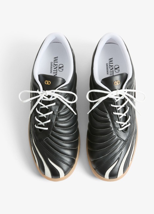 Valentino Garavani Kicky sneaker van geitenleer - detail 3 zwart